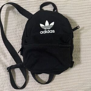 Adidas Black and White Men's Backpack